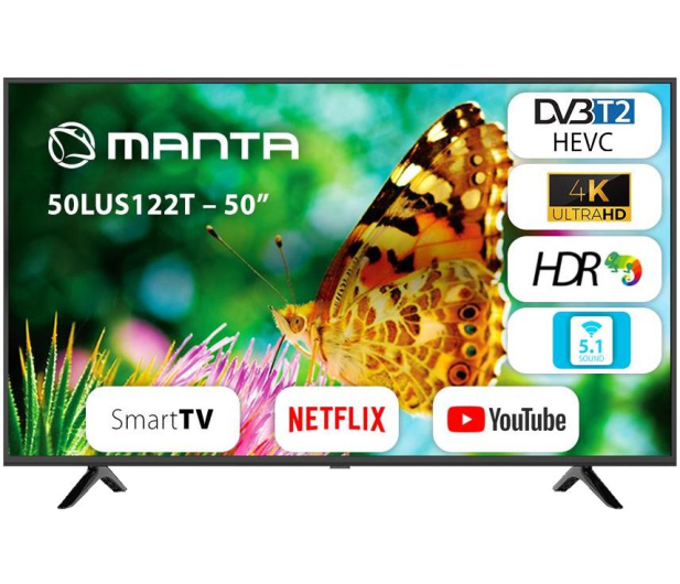 Manta 50LUS122T UHD, SmartTV - 1373830 - zdjęcie
